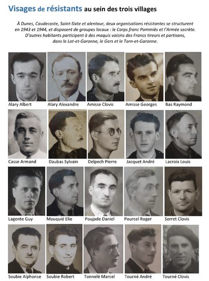 Visages de résistants